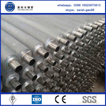 High Frequency copper tube and aluminum fin refrigeration air cooled condenser